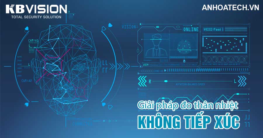 Camera quan sát tin Giải pháp camera đo thân nhiệt không tiếp xúc KBVISION Camera quan sát tin Giải pháp camera đo thân nhiệt không tiếp xúc KBVISION