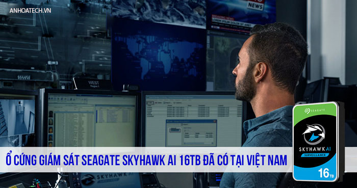 Ổ cứng giám sát Seagate SkyHawk AI 16TB đã có tại Việt Nam Ổ cứng giám sát Seagate SkyHawk AI 16TB đã có tại Việt Nam