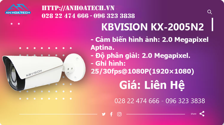 CAMERA IP 2MP KBVISION thương hiệu mỹ camera quan sát CAMERA IP 2MP KBVISION thương hiệu mỹ camera quan sát