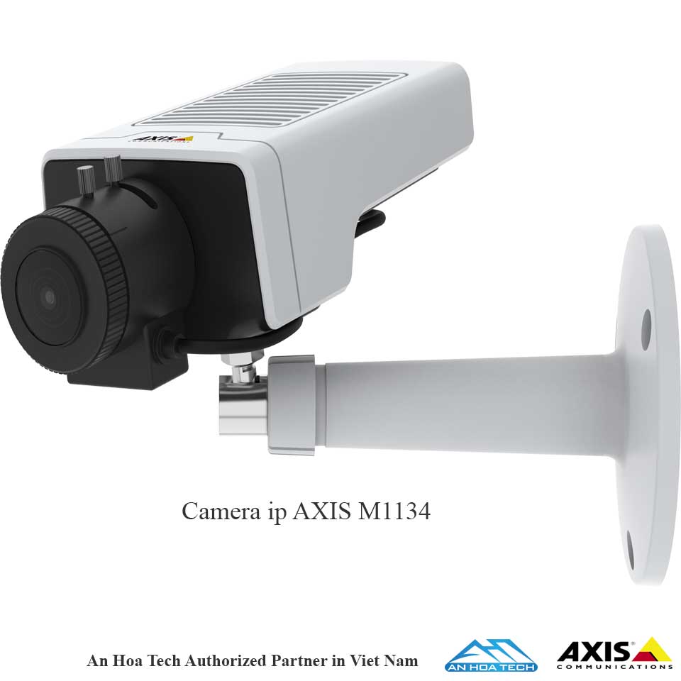Camera ip AXIS M1134 dòng Axis M micrô tích hợp và ghi âm