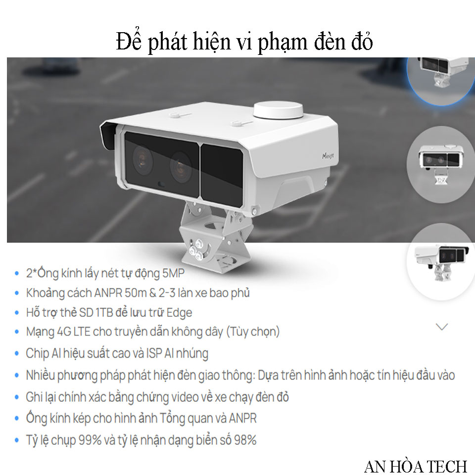  Camera Milesight AI giao thông nhà phân phối tại việt nam